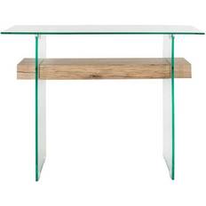 Glass Console Tables Safavieh Kayley Console Table 13.8x39.4"