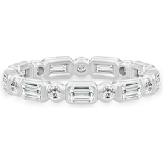 Julie Sandlau Sophia Ring - Silver/Transparent