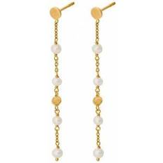 Pernille Corydon Ocean Earrings - Gold/Pearl