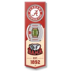 YouTheFan Alabama Crimson Tide 3D StadiumView Banner