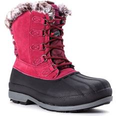 Pink - Women Lace Boots Propét Lumi Tall Lace Wide - Berry