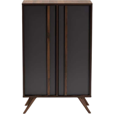 Wood Cabinets Baxton Studio Naoki Storage Cabinet 23.6x38.1"