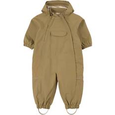 9-12M - Mädchen Shelloveralls Wheat Olly Tech Outdoor Suit - Heather Green