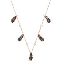Swarovski Naughty Choker Necklace - Rose Gold/Black/Transparent