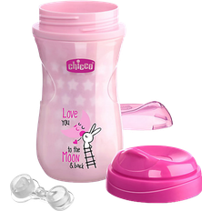 Chicco Baby Bottles & Tableware Chicco Glow In The Dark Insulated Rim Trainer Cup 12m+ 260ml