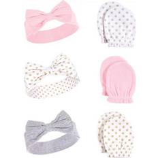 1-3M Headbands Children's Clothing Hudson Headband and Scratch Mitten Set - Dots (10158538)