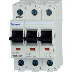 Hauptschalter Doepke 09981062 RH 063-300 Beskyttelseskontakt til hovedledning 3-polet 63 A 240 V, 415 V