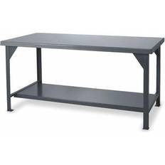 DIY Accessories Workbenches, Steel, 72" W, 34" Height, 12,000 lb. Straight Gray