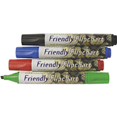 Ballograf Kuglepenne Ballograf Flipchart marker rund 4/pk 7313790183505