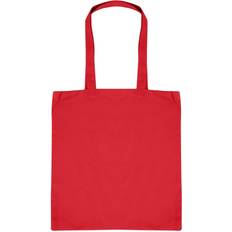 Røde Stoffvesker Absolute Apparel Cotton Shopper Bag (One Size) (Red)