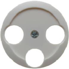 Berker Ethernet-, Daten- & Telefonsteckdosen Berker Hager Polo 1930 Central element for 3-way antenna socket white 106420