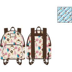 Disney Sacs Disney Sac à dos fille Loungefly Chip and Dale Sweet Treats Blanc