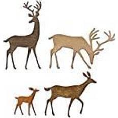 Sizzix Thinlits Die Set 4PK Darling Deer av Tim Holtz