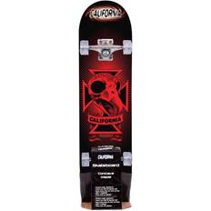 ABEC-3 Komplette skateboards California Red Bird Skull 8"