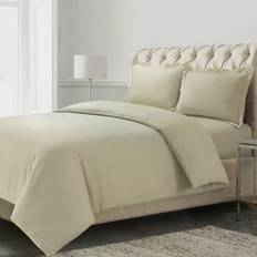 Azores Home Solid Duvet Cover Beige (243.84x233.68cm)
