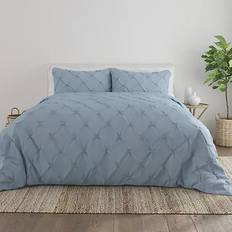 Twin XL Duvet Covers Home Collection Pinch Pleat 2-pack Duvet Cover Blue (238.76x187.96)