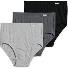 Jockey Knickers Jockey Elance Brief 3-pack - Grey Heather/Charcoal Grey Heather/Black