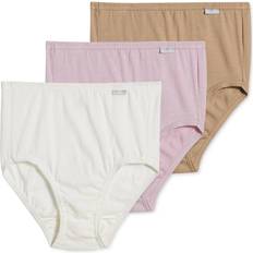 Pink Panties Jockey Elance Brief 3-pack - Ivory/Sand/Pink Pearl