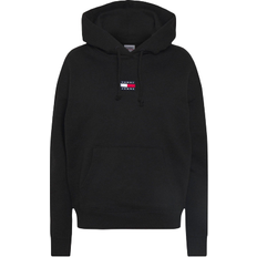 Tommy Hilfiger Dame Gensere Tommy Hilfiger Badge Hoody - Black