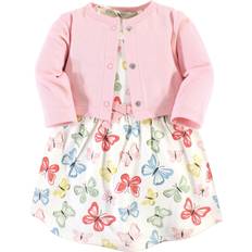 Bow Dresses Children's Clothing Touched By Nature Organic Cotton Dress & Cardigan - Butterflies (10167725)