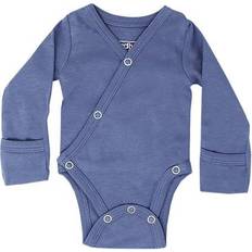 L'ovedbaby Organic Kimono Bodysuit - Slate (OR339sl)