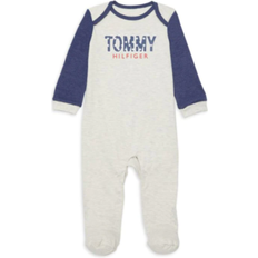 Tommy Hilfiger Boys Jumpsuits Children's Clothing Tommy Hilfiger Baby Boy's Colorblock Footie - Grey Multi