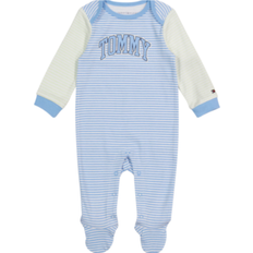 Tommy Hilfiger Baby Boy's Striped Footie - Blue White