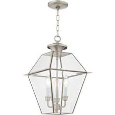 Brass Pendant Lamps Livex Lighting Westover Pendant Lamp 12"