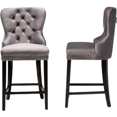 Baxton Studio Howell Bar Stool 106.9cm 2pcs