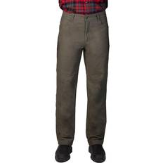 Pants Smith Stretch Fleece-Lined Canvas 5-Pocket Pants - Dark Olive