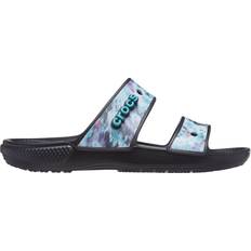 Multicolored - Unisex Sandals Crocs Classic Tie-Dye Graphic - Multi/Black