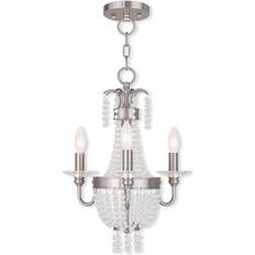 Crystal Chandeliers Pendant Lamps Livex Lighting Valentina Pendant Lamp 15"