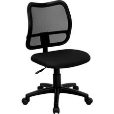 Plastic Office Chairs Flash Furniture WL-A277-BK-GG Office Chair 38"