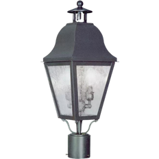 Pole Lighting Livex Lighting Amwell Lamp Post 21"