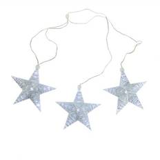 Northlight Cascading Snowfall Star String Light 1 Lamps 3pcs