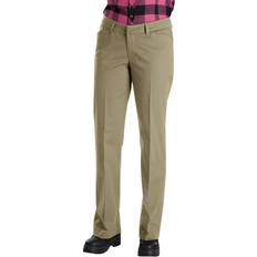 Suit Pants - Women Dickies Women's Relaxed Fit Straight Leg Twill Pants - Desert Khaki