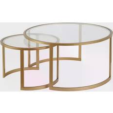 Coffee Tables Hudson & Canal Mitera Coffee Table 36x36" 2