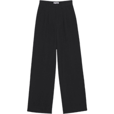 Plis Pantalons Anine Bing Carrie Pant - Black