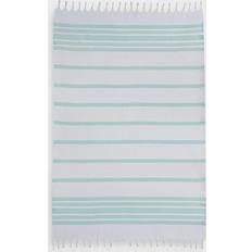 Stripes Towels Linum Home Textiles Herringbone Fouta Bath Towel Blue (175.26x96.52)