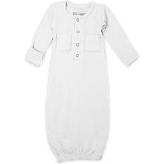 L'ovedbaby Organic Gown - White (OR442w)