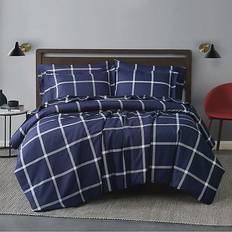 Square Bedspreads Truly Soft Windowpane Bedspread Blue (228.6x228.6cm)