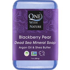 Men Bar Soaps One With Nature Dead Sea Minerals Soap Blackberry Pear 200g