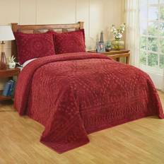 Better trends Rio Bedspread Red (279.4x243.84cm)