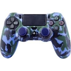 Blade PS4 Silicone Skin + Grips - Camo Navy