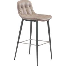 Black Bar Stools Zuo Tangiers Bar Stool 40.2" 2