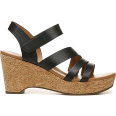 Nubuck Heeled Sandals Naturalizer Cynthia - Black