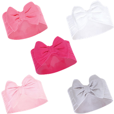 White Headbands Children's Clothing Hudson Big Bow Headbands 5-pack - White/Pink (10158544)