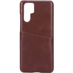Huawei P30 Pro Mobilcovers Onsala Collection Onsala Mobilcover Brun med Kortrum