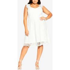 City Chic Dainty Lace Dress