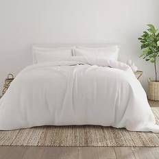 Polyester Duvet Covers Garment Washed Solid 3-pack Duvet Cover White (284.48x248.92)